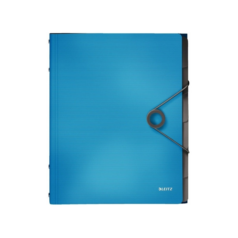 Teczka segregująca 6 przekładek jasnoniebieska PP LEITZ SOLID 45691030