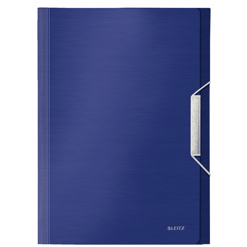Teczka 6przegródek LEITZ STYLE A4 Tytanowy błękit 250k 39570069