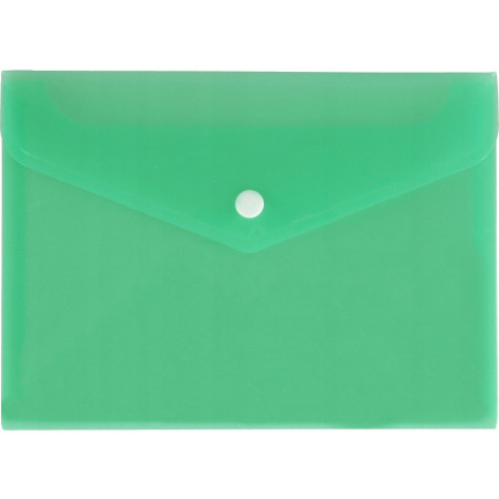 Teczka kopertowa na dokumenty A5 satyna PP zielona TKS-02-12 BIURFOL