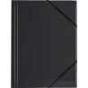 Teczka A4 z gumką na rogach czarna 350g. BT600-V TETIS