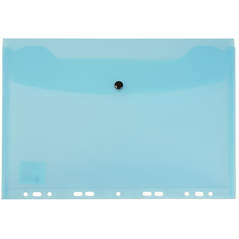 Teczka kopertowa na dokumenty A4 wpinana do segregatora PVC niebieska TP-12-03 BIURFOL