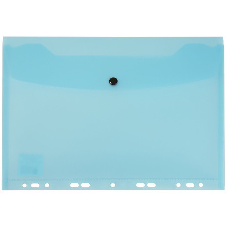 Teczka kopertowa na dokumenty A4 wpinana do segregatora PVC niebieska TP-12-03 BIURFOL