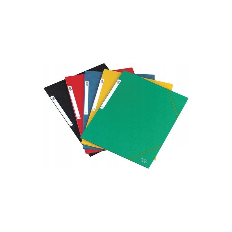 Teczka na dokumenty z gumką A4 kartonowa SAMOA czerwona E120615-13 ELBA