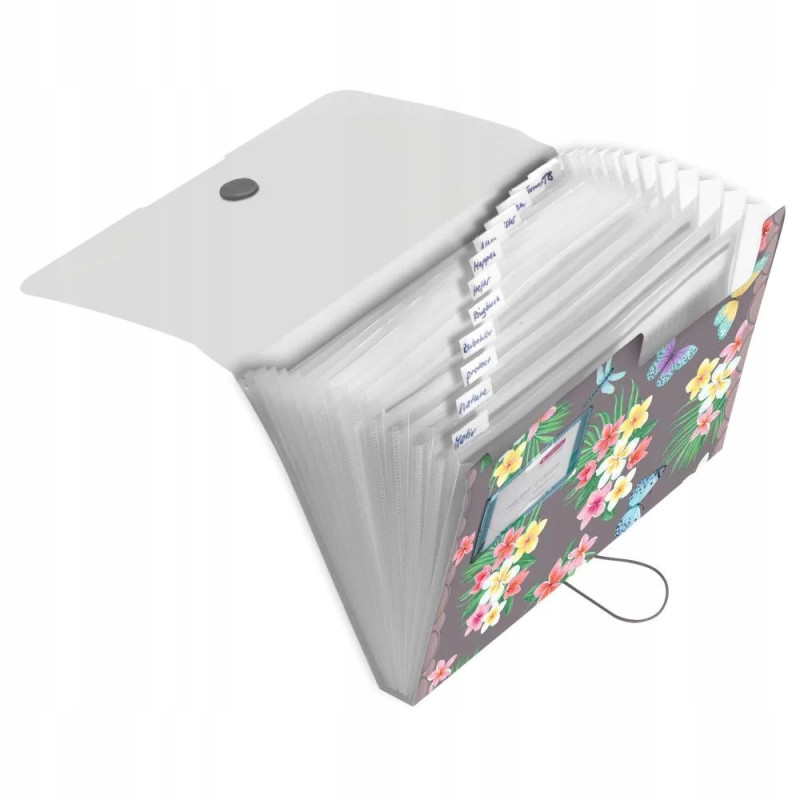 Teczka harmonijkowa na dokumenty A4 PP 12 przegródek LADYLIKE BUTTERFLIES 50044023 HERLITZ
