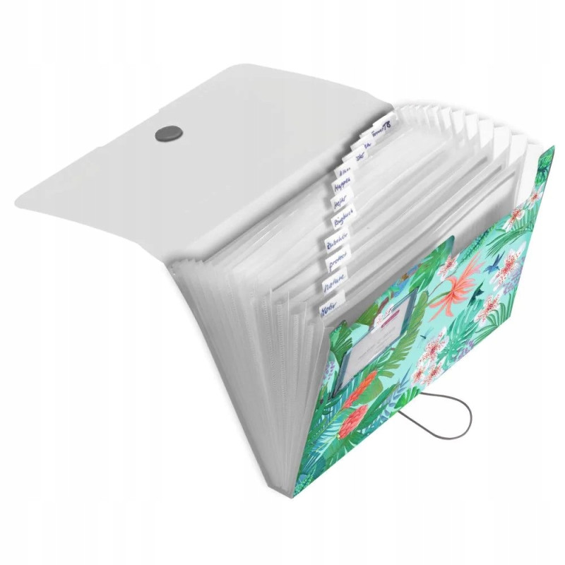 Teczka harmonijkowa na dokumenty A4 PP 12 przegródek LADYLIKE JUNGLE 50044016 HERLITZ