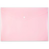 Teczka kopertowa na zatrzask A4 PP-113 różowa pastelowa TT7939 PENMATE