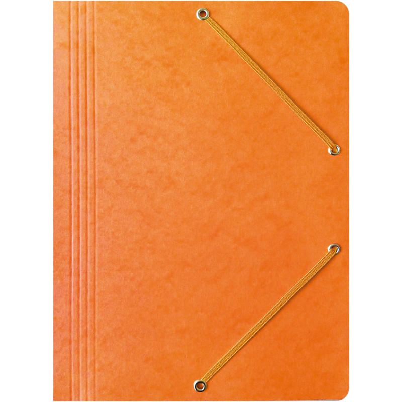 Teczka na dokumenty z gumką A4 preszpanowa pomarańczowa 400087826 BANTEX