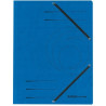 Teczka z gumką na dokumenty A4 z zakładkami Colorspan niebieska 10843910 HERLITZ