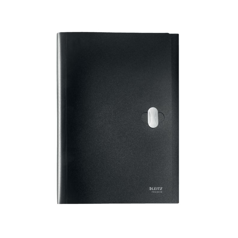 Teczka z przegródkami Recycle A4 PP, czarna 46240095