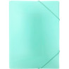 Teczka z gumką na dokumenty A4 PP pastelowy zielony TGP-A4-04 BIURFOL