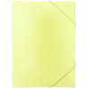 Teczka z gumką na dokumenty A4 PP pastelowy żółty TGP-A4-03 BIURFOL