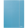 Teczka kartonowa z gumką Colour`Breeze A4 niebieska 628492 ESSELTE