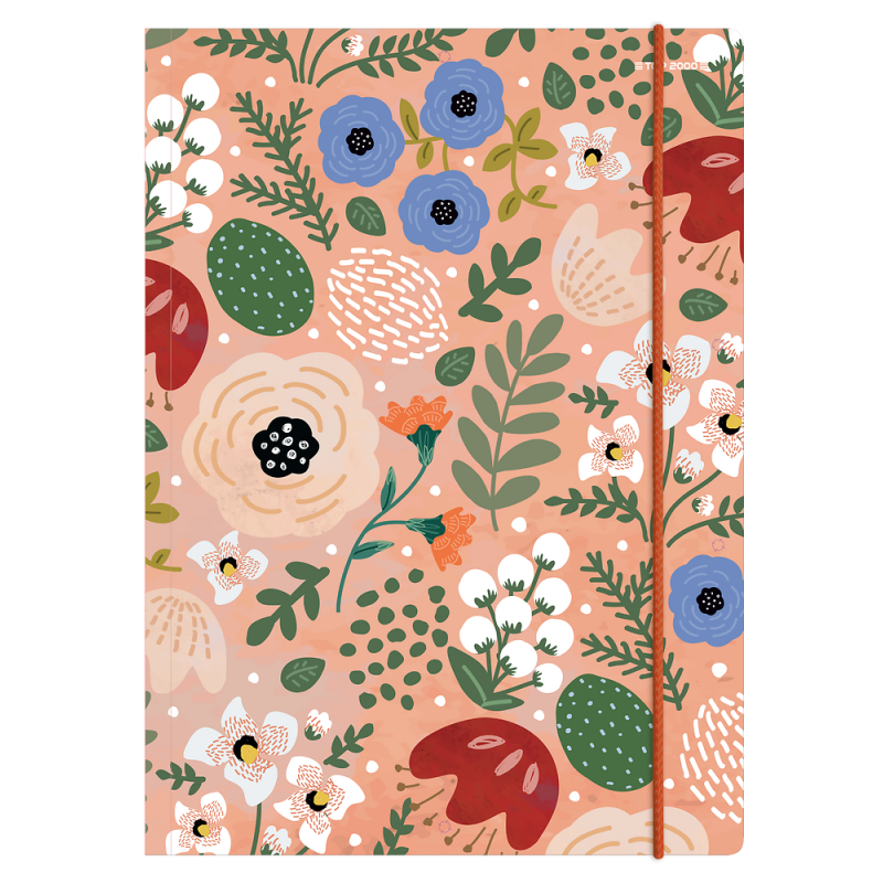 Teczka kartonowa z gumką C4 mix wzorów 400164933 TOP 2000