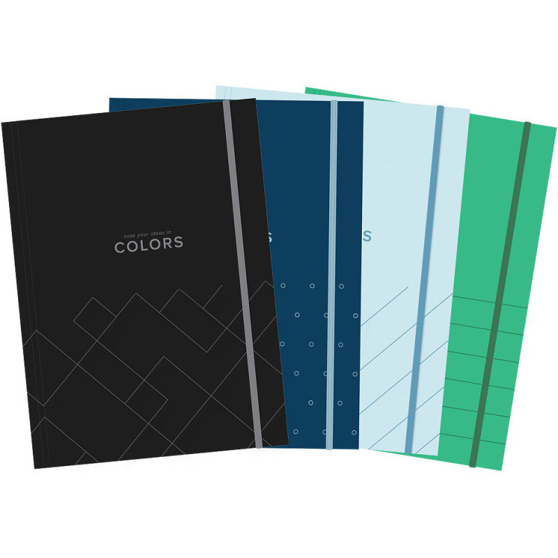 Teczka z gumką COLORS mix (10sztuk) 400171743 TOP 2000