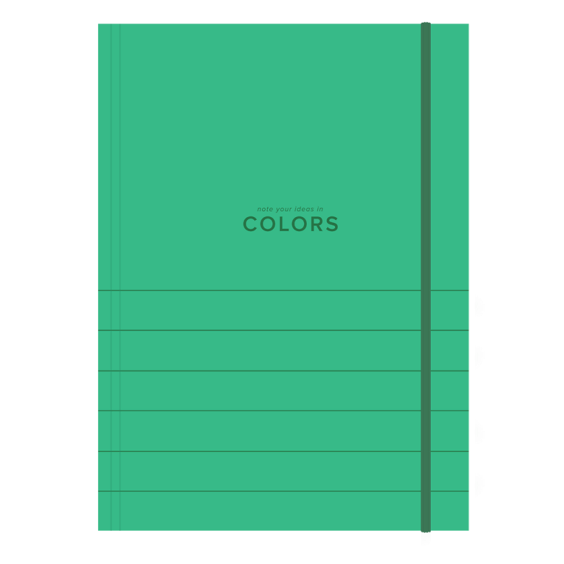 Teczka z gumką COLORS mix (10sztuk) 400171743 TOP 2000