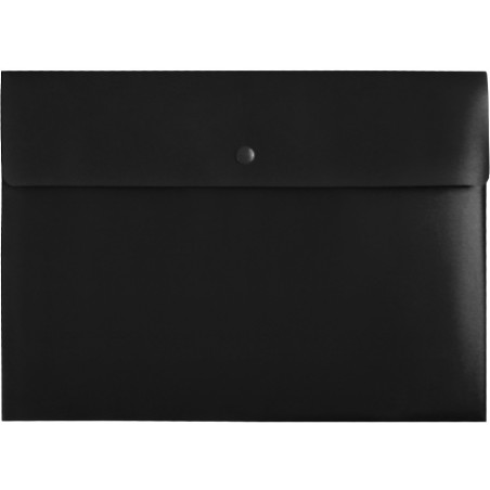 Teczka kopertowa na dokumenty A4 PP nieprzezroczysta czarna TKSP-A4-02 BIURFOL