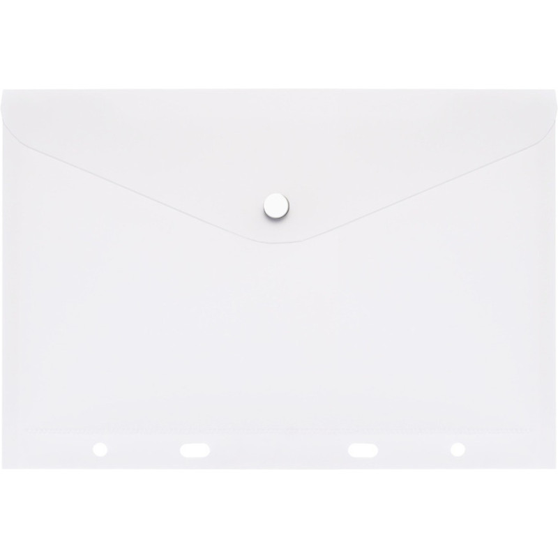 Teczka kopertowa na dokumenty A5 wpinana do segregatora PP przezroczysta TKZ-A5-10 BIURFOL
