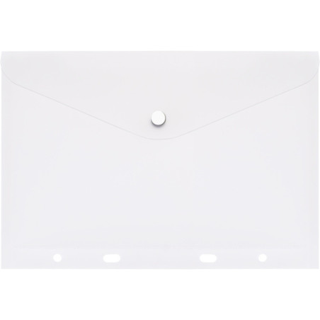 Teczka kopertowa na dokumenty A5 wpinana do segregatora PP przezroczysta TKZ-A5-10 BIURFOL