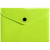 Teczka kopertowa na dokumenty A6 na zatrzask PP neonowy żółty TK-NEON-A6-02 BIURFOL