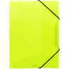 Teczka z gumką na dokumenty A4 PP neonowy żółty TG-NEON-A4-02 BIURFOL