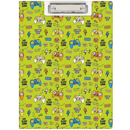 Teczka z klipem na dokumenty Clipboard A4 PVC wzór Pady KHN-04-31 BIURFOL