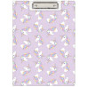 Teczka z klipem na dokumenty Clipboard A4 PVC wzór Jednorożce KHN-04-30 BIURFOL