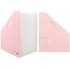 Organizer wolnostojący harmonijkowy A4 MACARON różowy B41102 PINK DELI