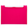 Teczka harmonijkowa z gumką 13-przegródek okno PVC RIO różowa 38128 PINK DELI