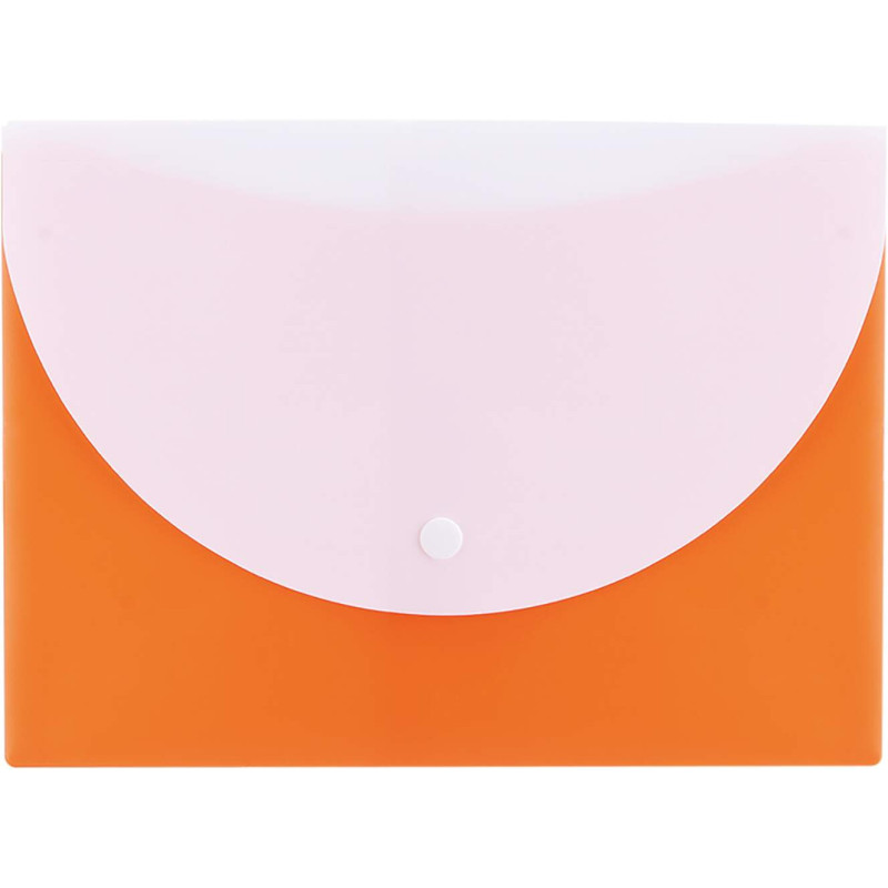 Teczka kopertowa na zatrzask A5 RIO pomarańczowa E38978 ORANGE DELI