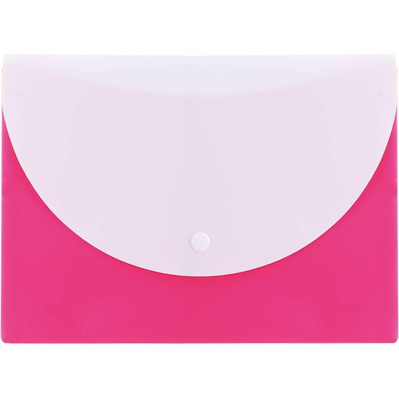 Teczka kopertowa na zatrzask A5 RIO różowa E38978 PINK DELI