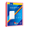 Teczka ofertowa A4 PP 20 koszulek CZERWONA BT630-C20 TETIS