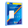 Teczka ofertowa A4 PP 20 koszulek NIEBIESKA BT630-N20 TETIS