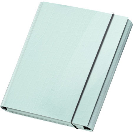 Teczka skrzydłowa z gumką PasteLove pastelowy morski P/310/33 VAUPE