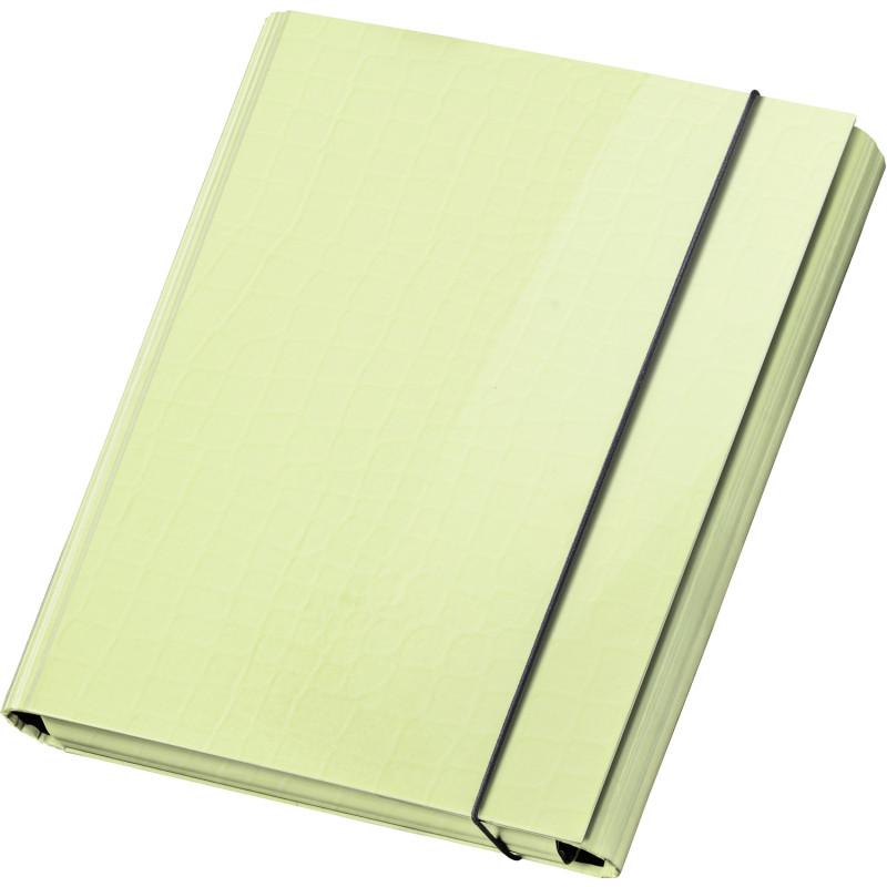 Teczka skrzydłowa z gumką PasteLove pastelowy limonka P/310/31 VAUPE