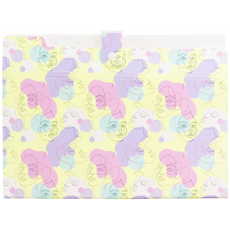 Teczka harmonijkowa A4 PP 5 przegródek z nadrukiem WOMEN THN-A4-42 BIURFOL