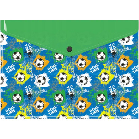 Teczka kopertowa A4 PP z nadrukiem FOOTBALL TKN-A4-34 BIURFOL