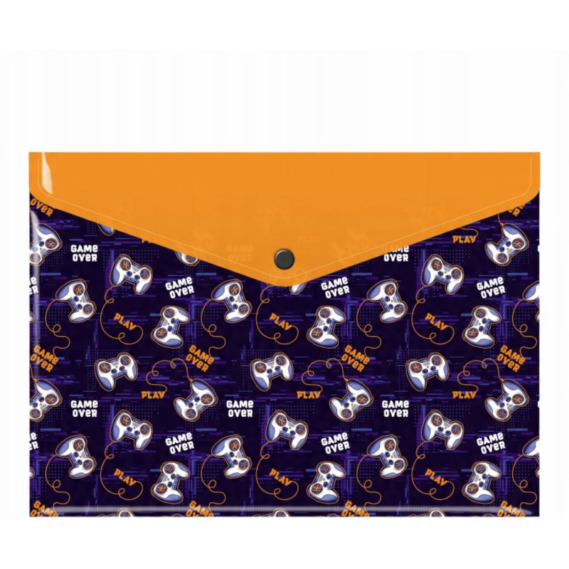 Teczka kopertowa A4 PP z nadrukiem GAMEPAD TKN-A4-33 BIURFOL