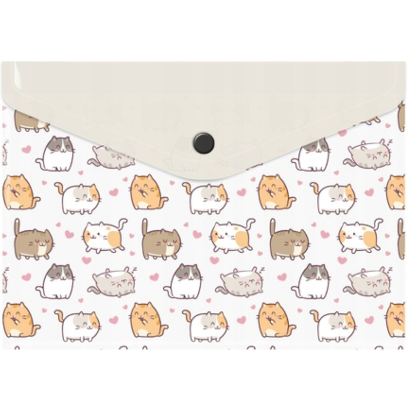 Teczka kopertowa A5 PP z nadrukiem KITTENS TKN-A5-35 BIURFOL