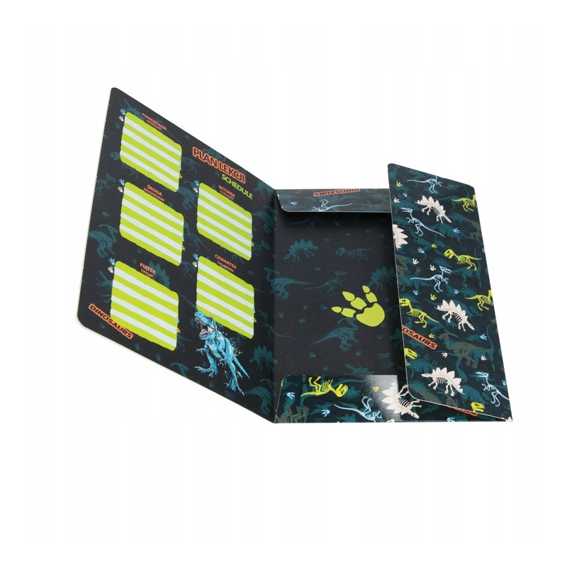 Teczka z gumką A4 DINO GLOW 559701 STARPAK