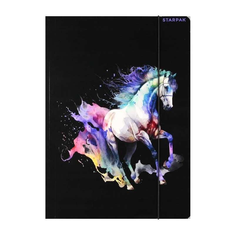 Teczka z gumką A4 HORSES 559714 STARPAK