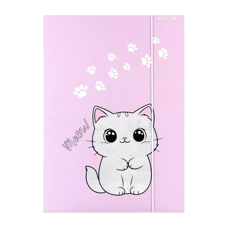 Teczka z gumką A4 KOTEK PLUSZ 559723 STARPAK