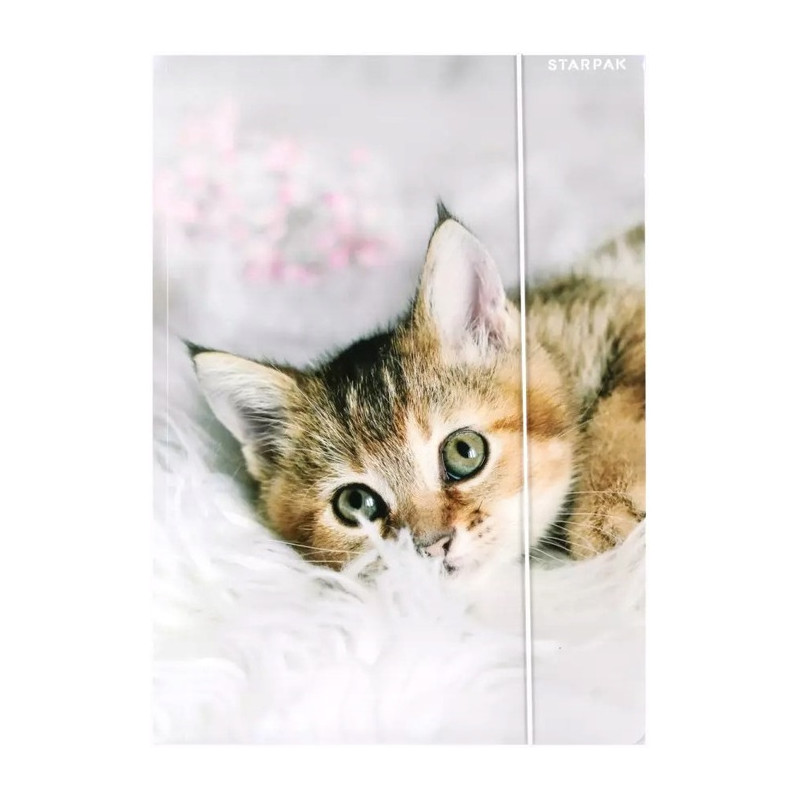 Teczka z gumką A4 KOTKI 559717 STARPAK