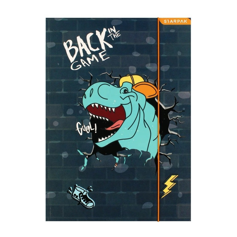 Teczka z gumką A4 SKATE DINO 536505 STARPAK