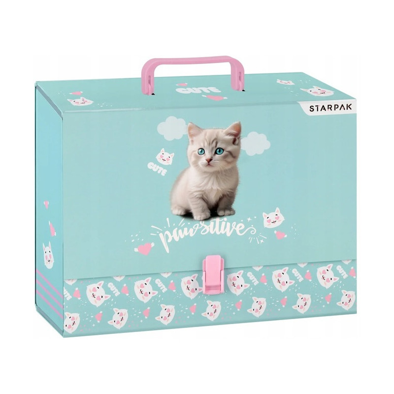 Teczka z rączką A4/95mm KITTY 559315 STARPAK