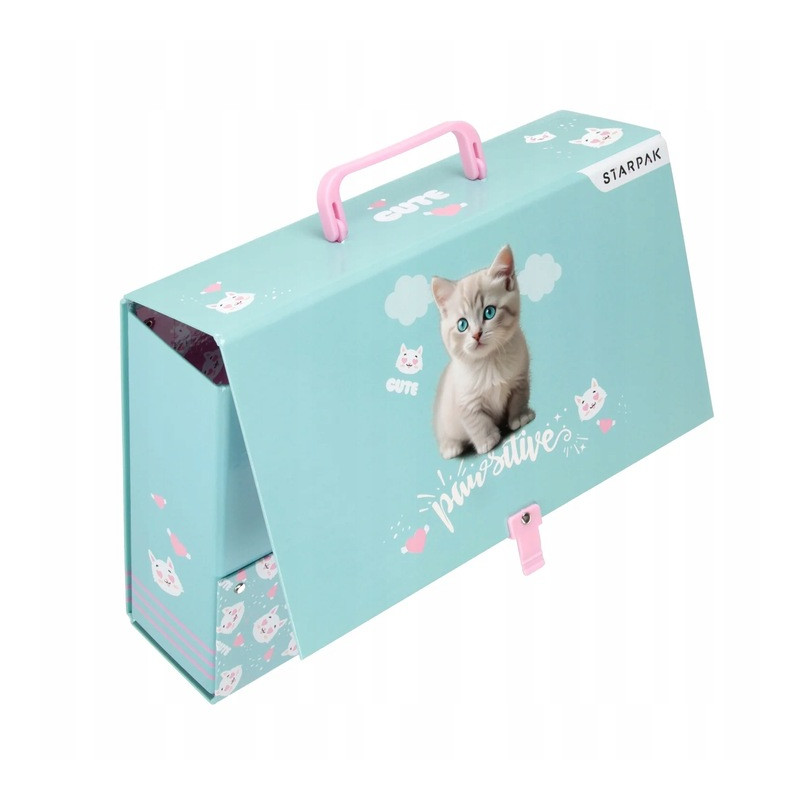 Teczka z rączką A4/95mm KITTY 559315 STARPAK