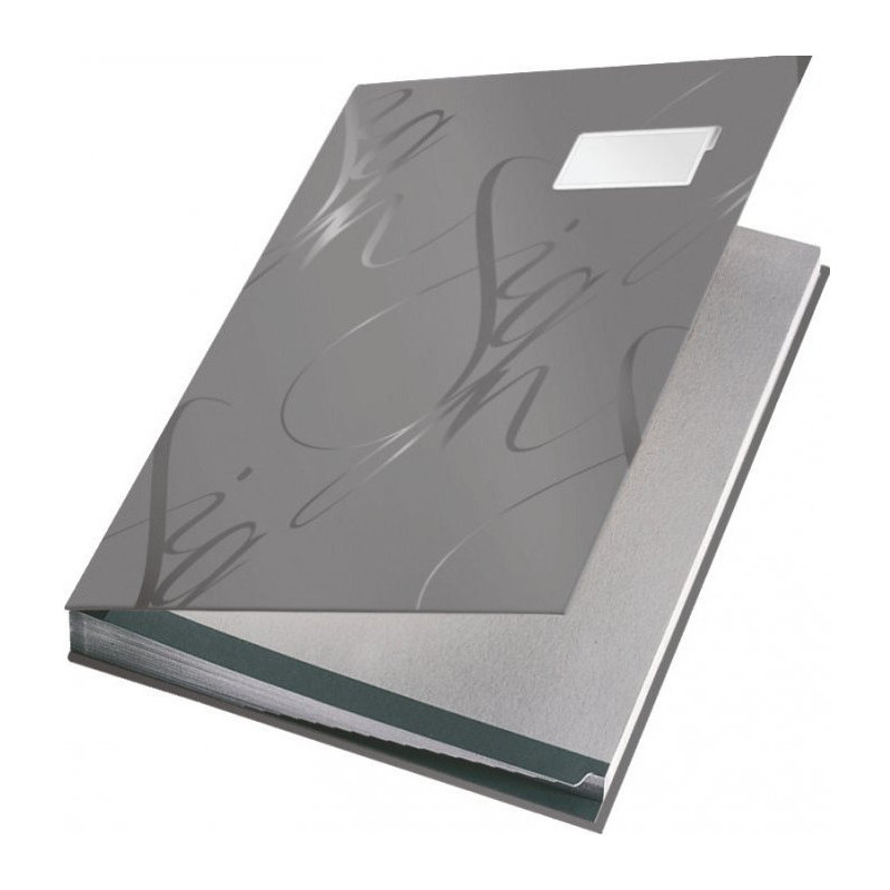 Książka do podpisu LEITZ szary 18 przegródek 57450085