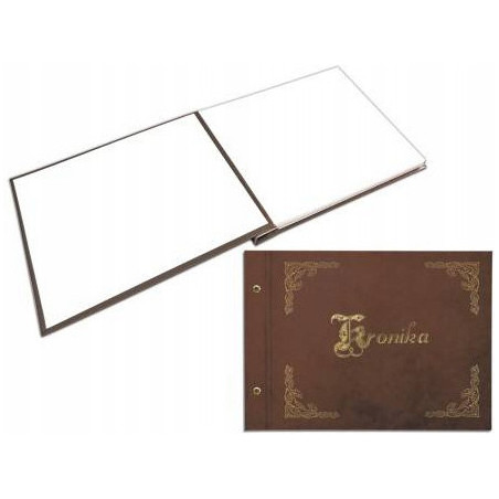 Kronika 345x255mm złocona brązowa 1829-319-029 WARTA