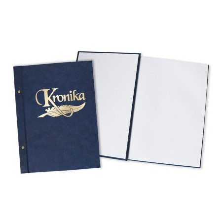 Kronika A3 310x420 pionowa granatowa złocona 319-078 WARTA