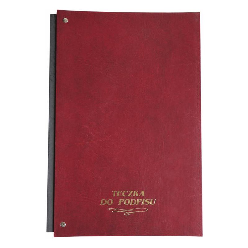 Teczka do podpisu 10k harmonijka bordowa 920-015 WARTA