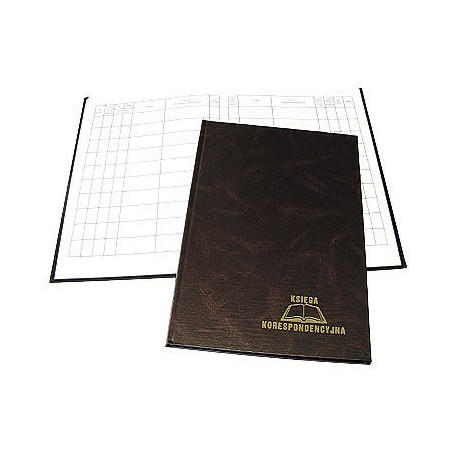 Książka korespondencyjna 192k brązowa 229-016 WARTA
